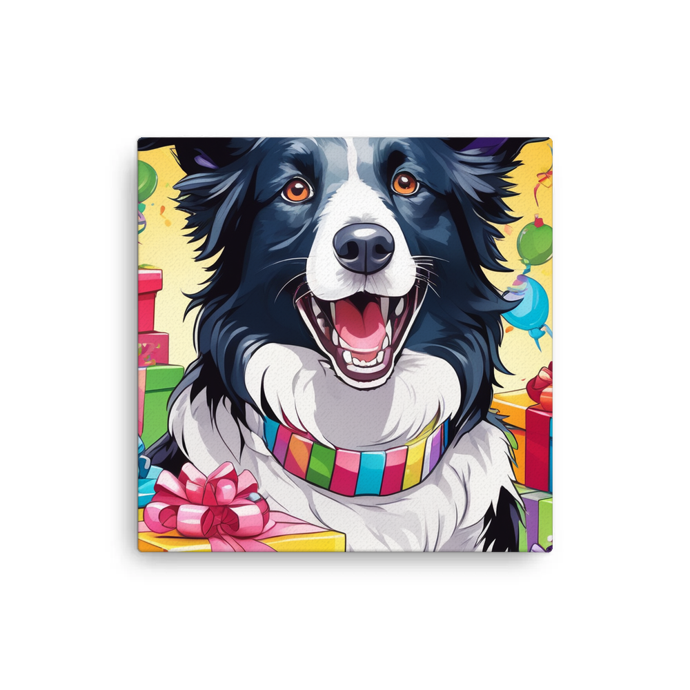 PugMug Custom Border Collie Canvas