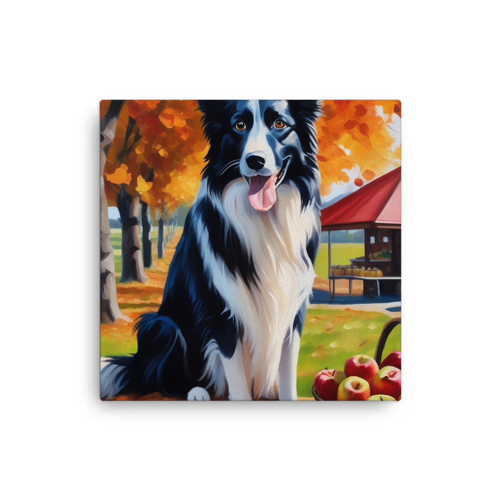 PugMug Custom Border Collie Canvas