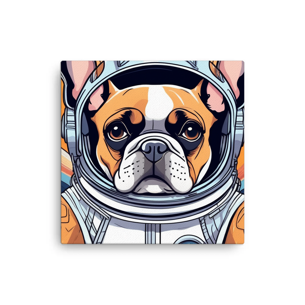 PugMug Custom Tan French Bulldog Canvas