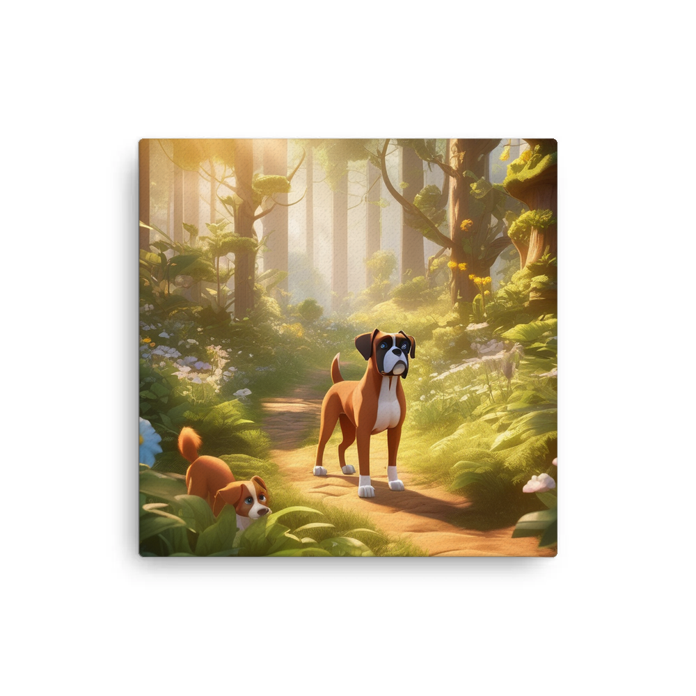 PugMug Custom Boxer Dog Canvas