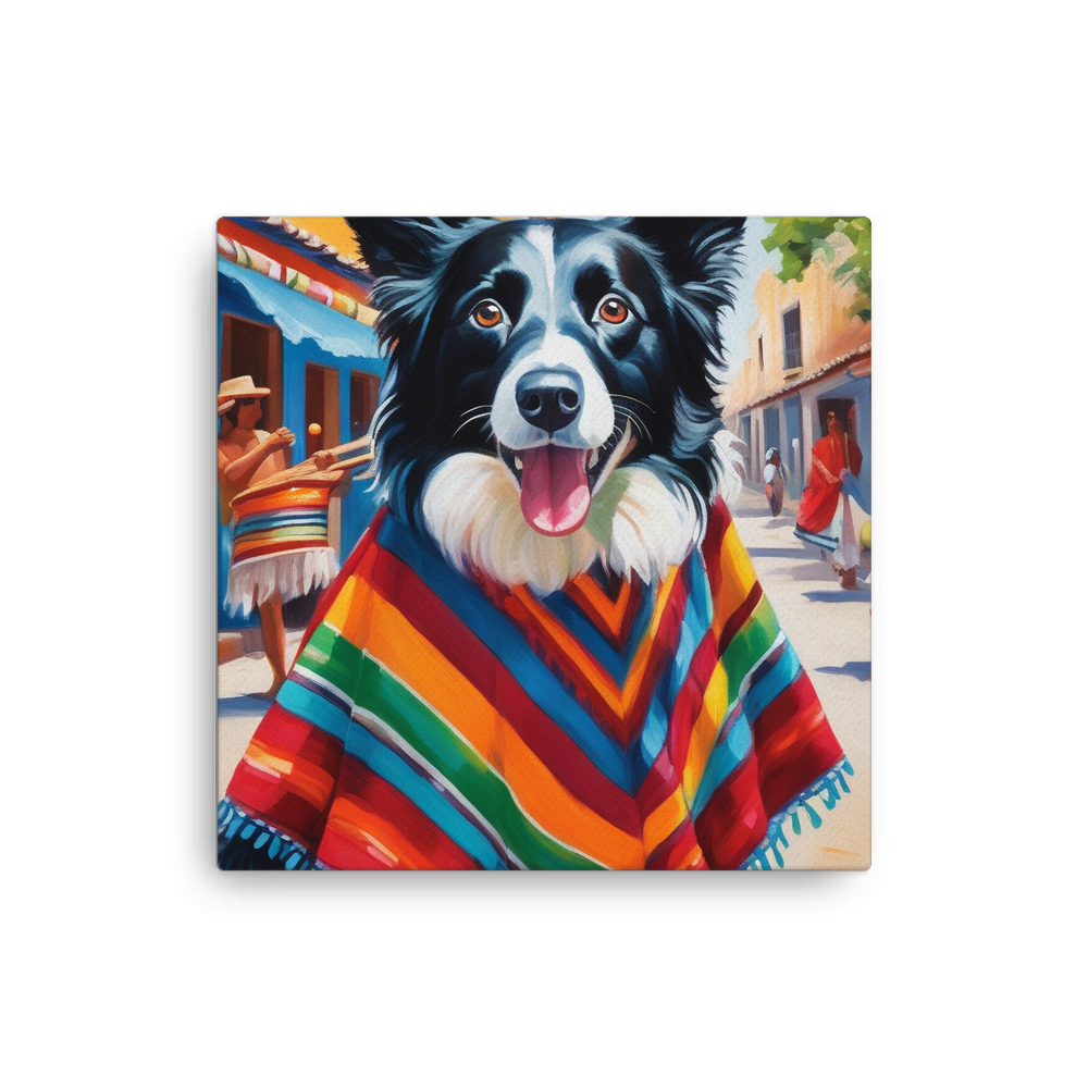PugMug Custom Border Collie Canvas