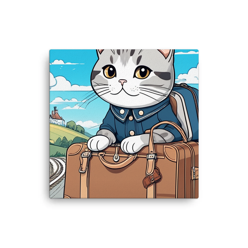 PugMug Custom Tabby British Shorthair Cat Canvas