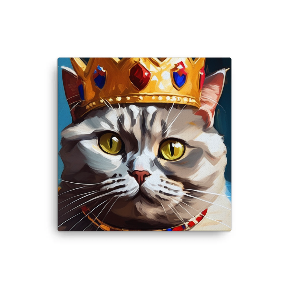 PugMug Custom Tabby British Shorthair Cat Canvas