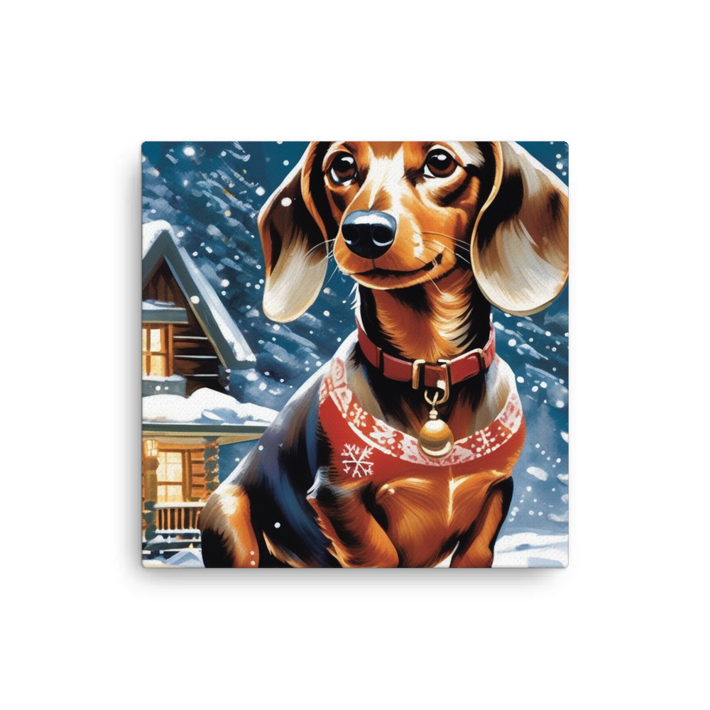 PugMug Custom Tan Dachshund Canvas