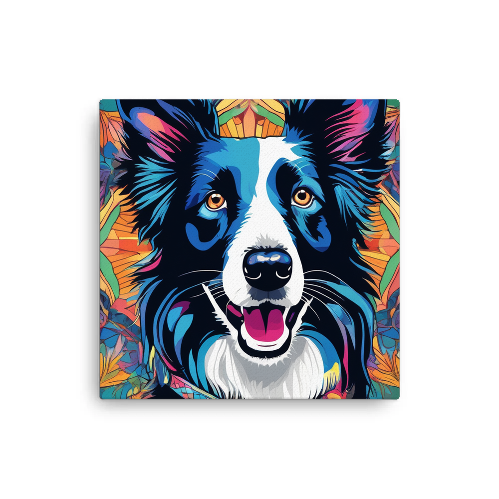 PugMug Custom Border Collie Canvas