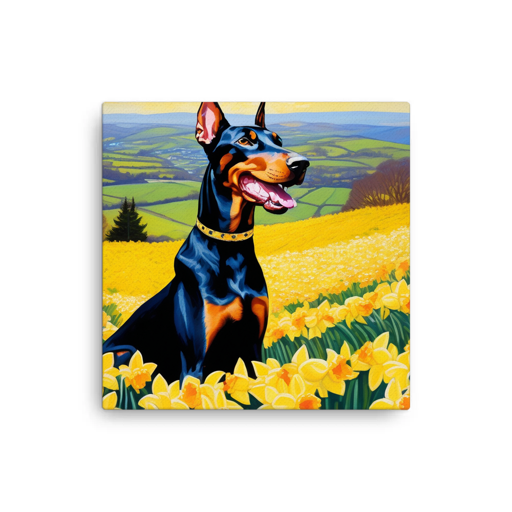 PugMug Custom Doberman Pinscher Canvas