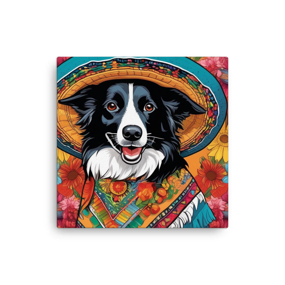 PugMug Custom Border Collie Canvas