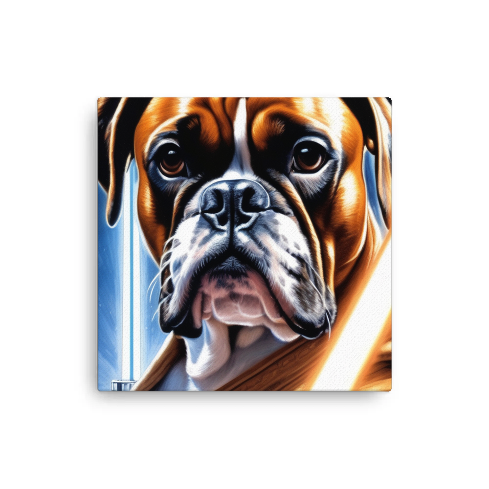 PugMug Custom Boxer Dog Canvas