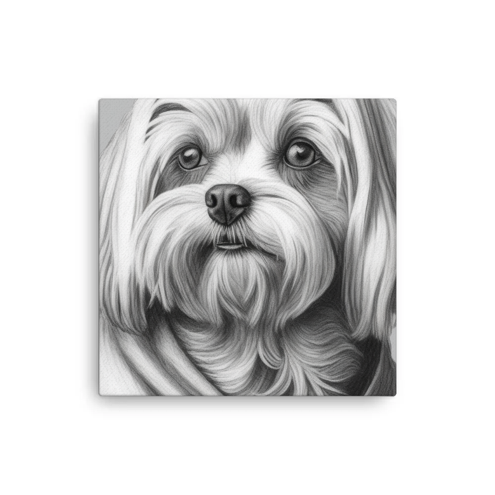 PugMug Custom Maltese Dog Canvas