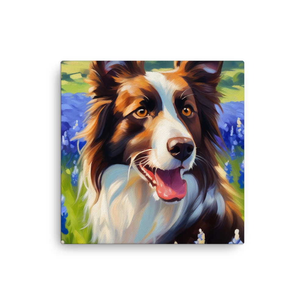 PugMug Custom Border Collie Canvas