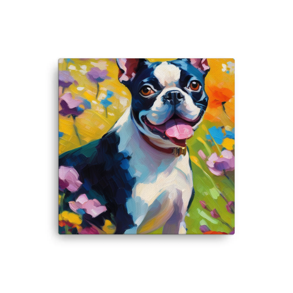 PugMug Custom Boston Terrier Canvas