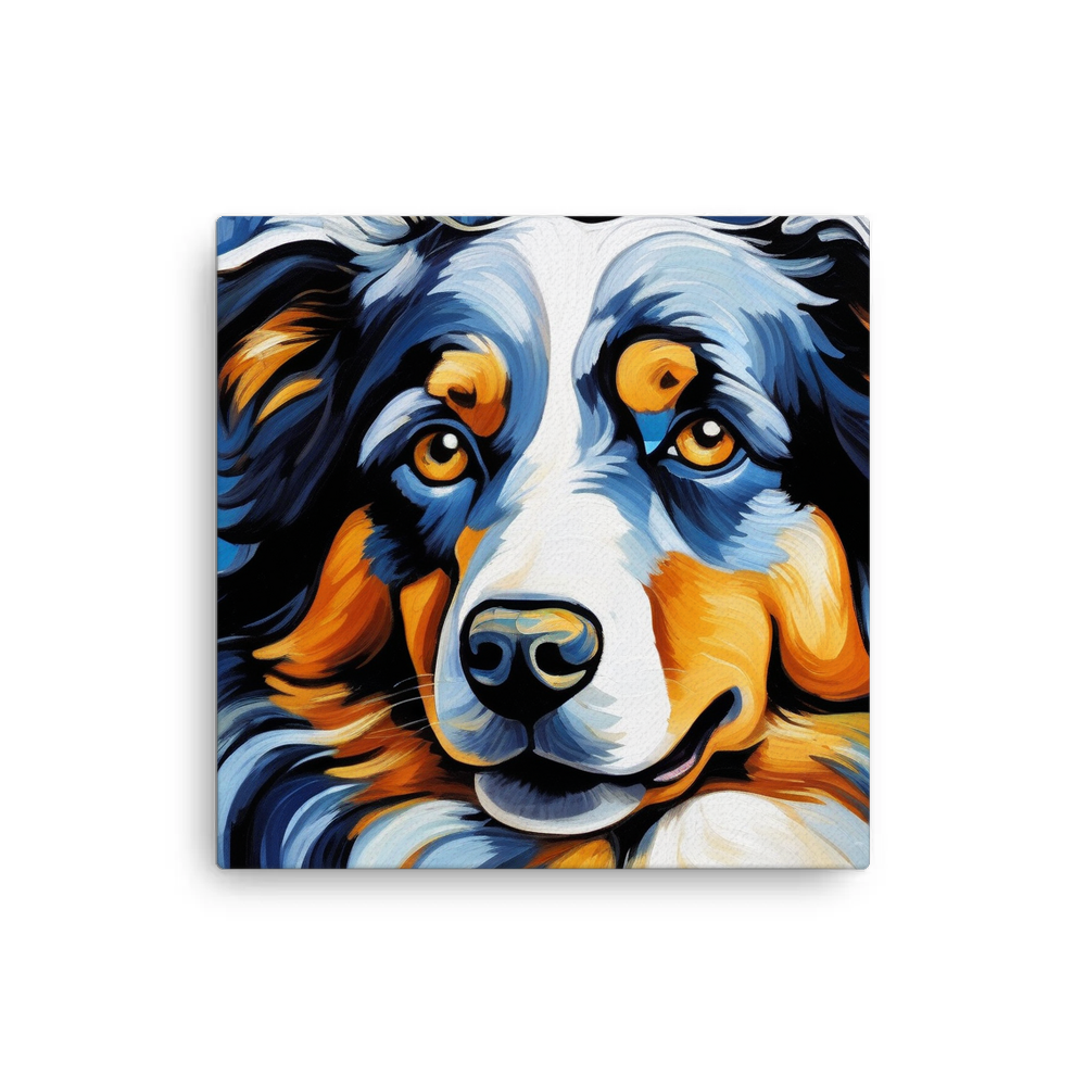 PugMug Custom Australian Shepherd Dog Canvas