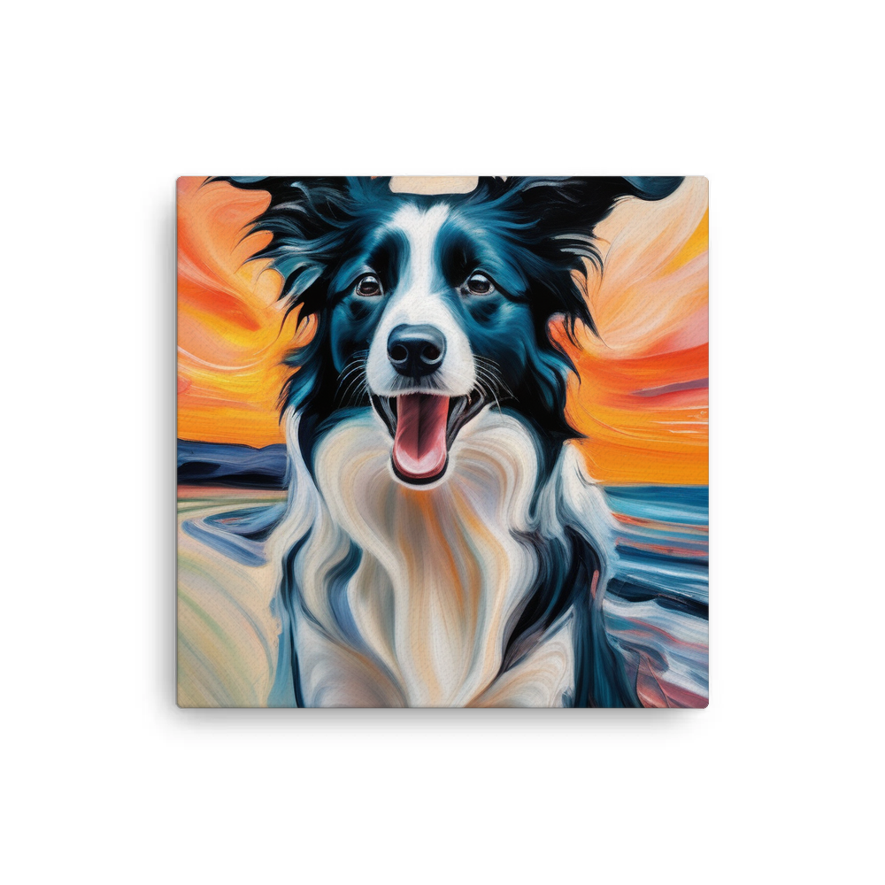 PugMug Custom Border Collie Canvas