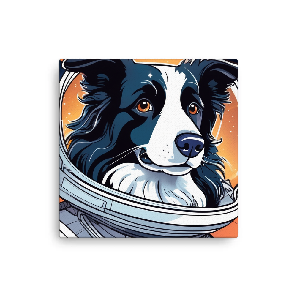 PugMug Custom Border Collie Canvas