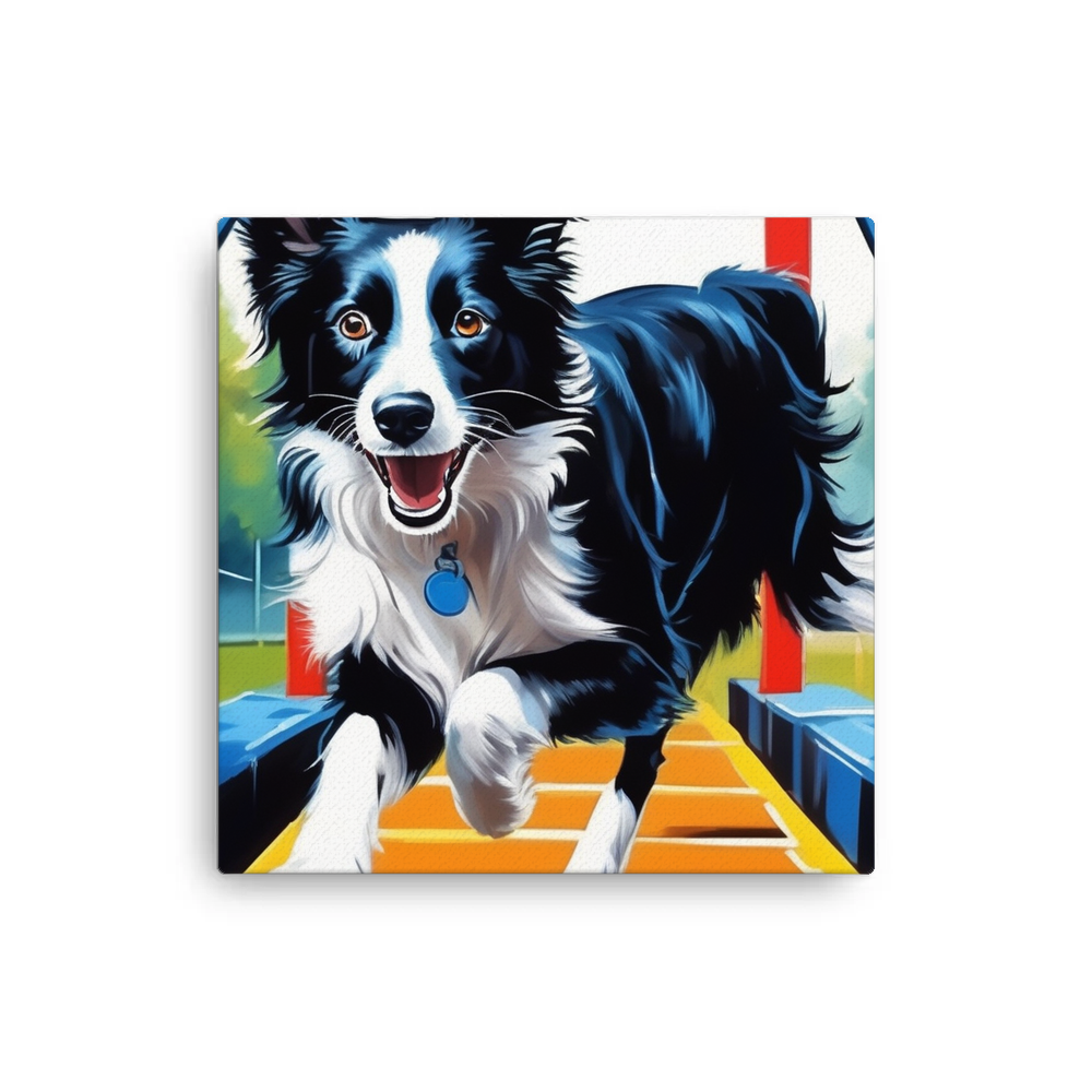 PugMug Custom Border Collie Canvas