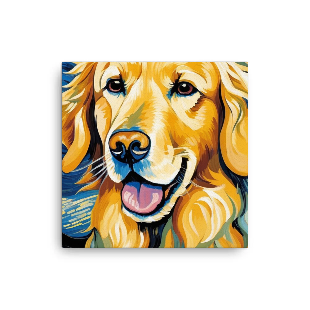 PugMug Custom Golden Retriever Canvas