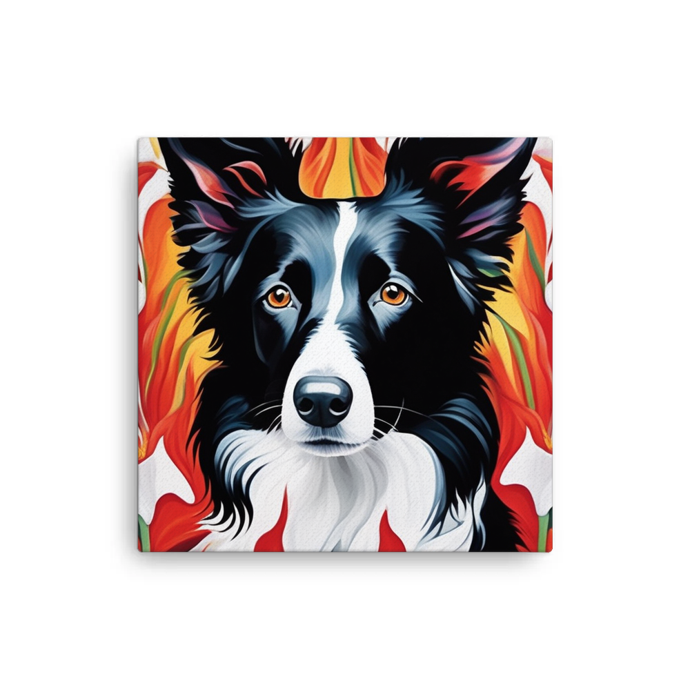 PugMug Custom Border Collie Canvas