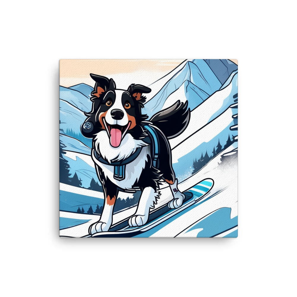 PugMug Custom Border Collie Canvas
