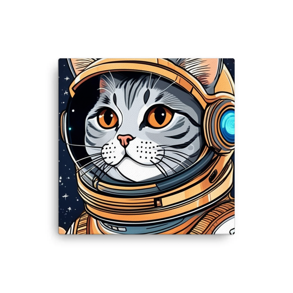 PugMug Custom Tabby British Shorthair Cat Canvas