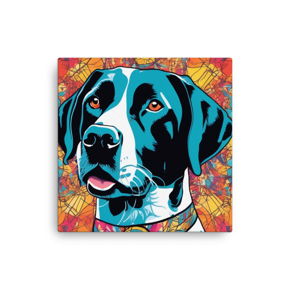 PugMug Custom Pointer Dog Canvas