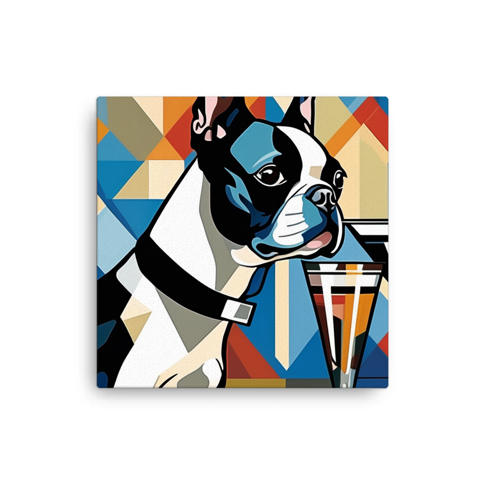 PugMug Custom Boston Terrier Canvas