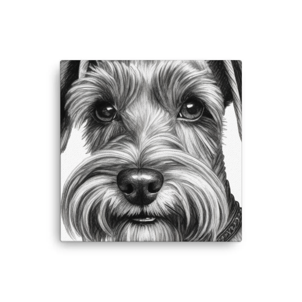 PugMug Custom Miniature Schnauzer Canvas