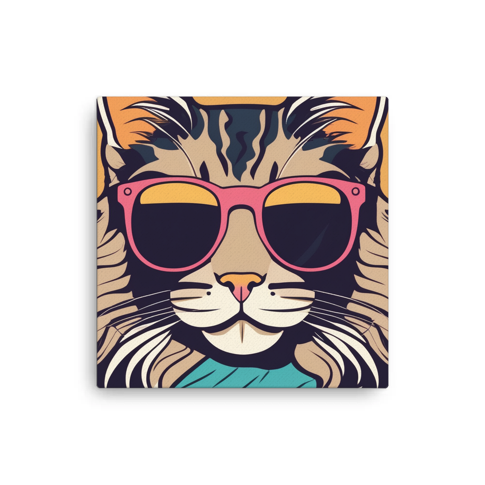 PugMug Custom Tabby Maine Coon Cat Canvas