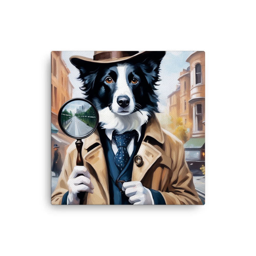 PugMug Custom Border Collie Canvas