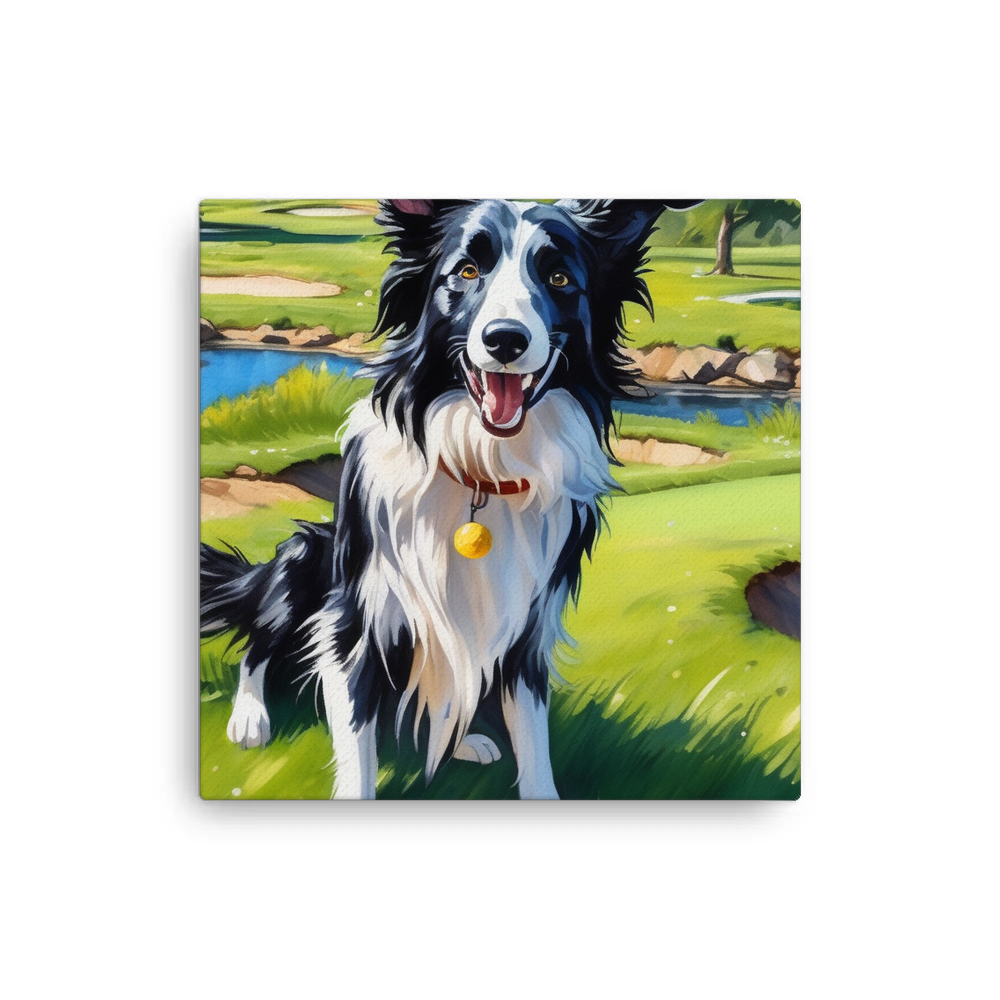 PugMug Custom Border Collie Canvas