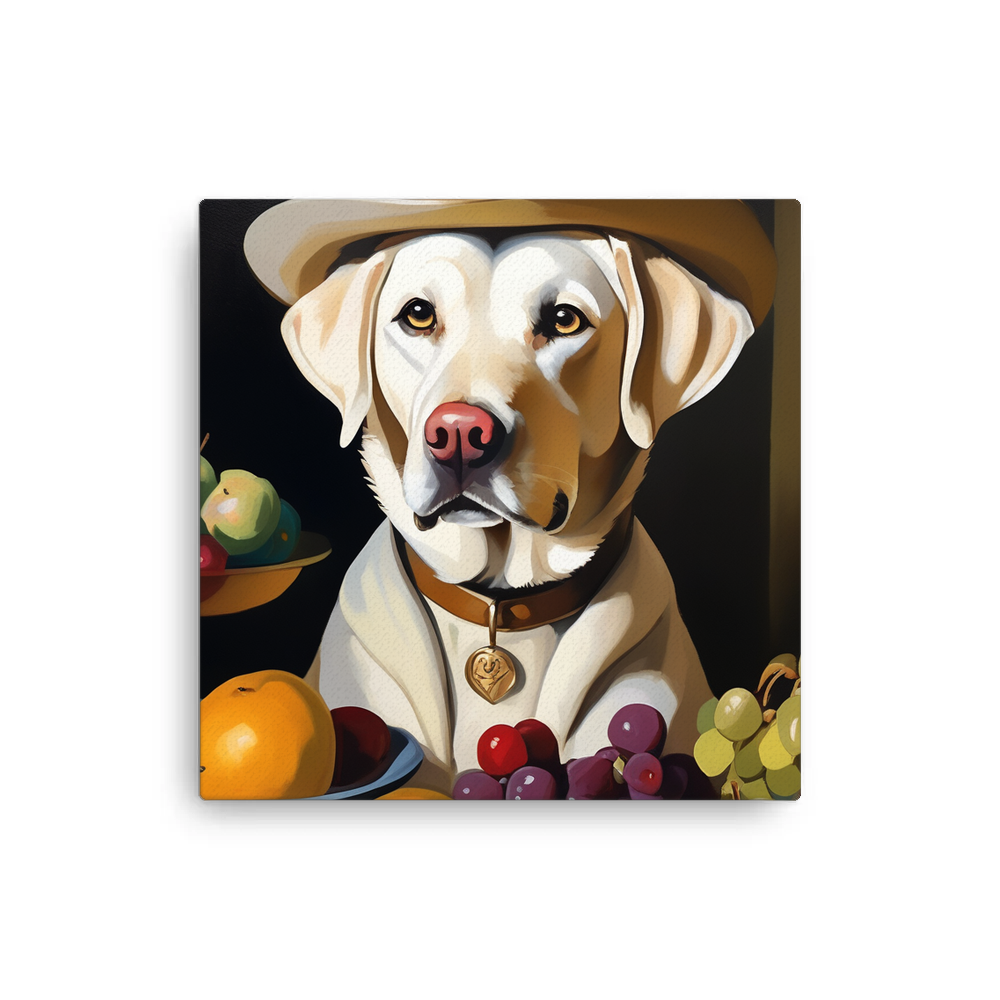 PugMug Custom White Labrador Retriever Canvas