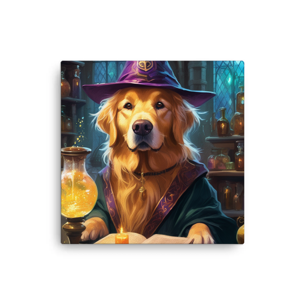 PugMug Custom Golden Retriever Canvas