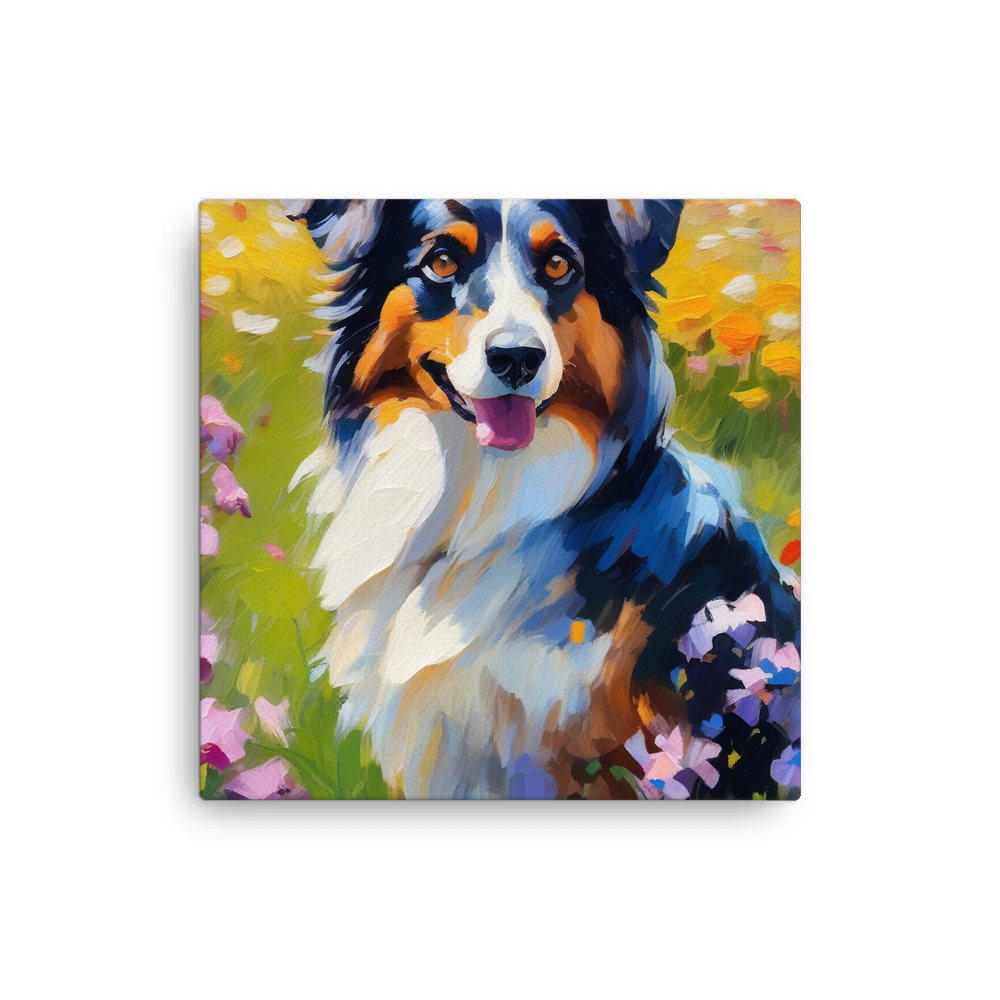 PugMug Custom Miniature American Shepherd Canvas