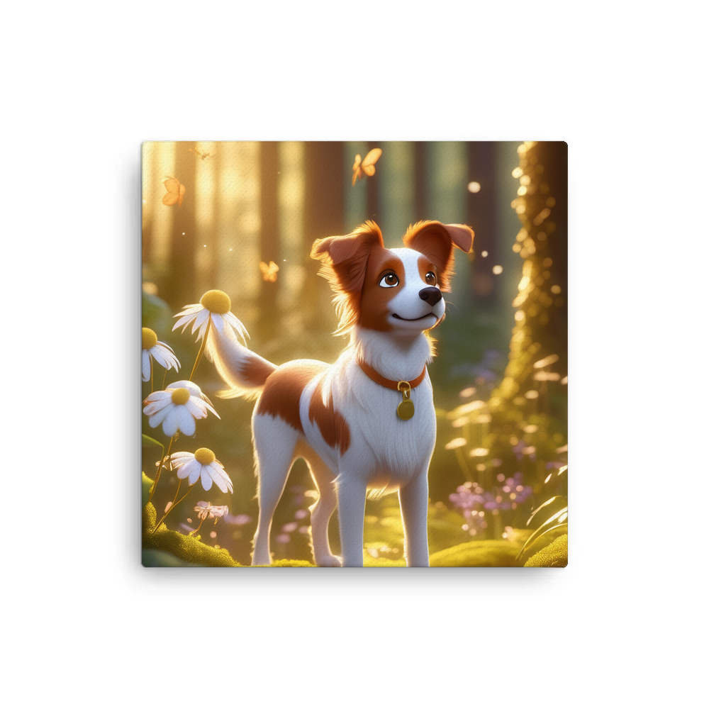 PugMug Custom Brittany Dog Canvas