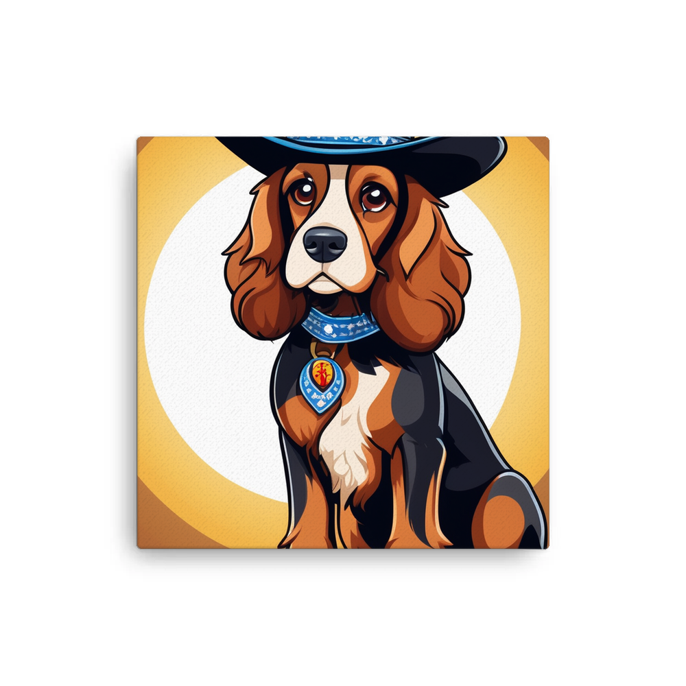 PugMug Custom English Cocker Spaniel Canvas