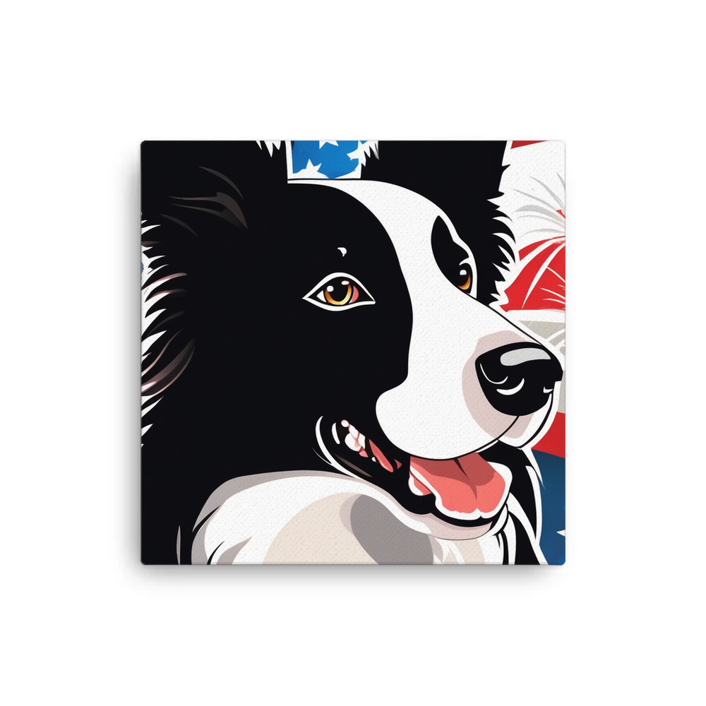 PugMug Custom Border Collie Canvas