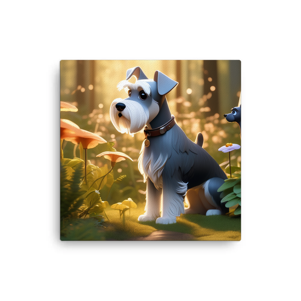 PugMug Custom Miniature Schnauzer Canvas