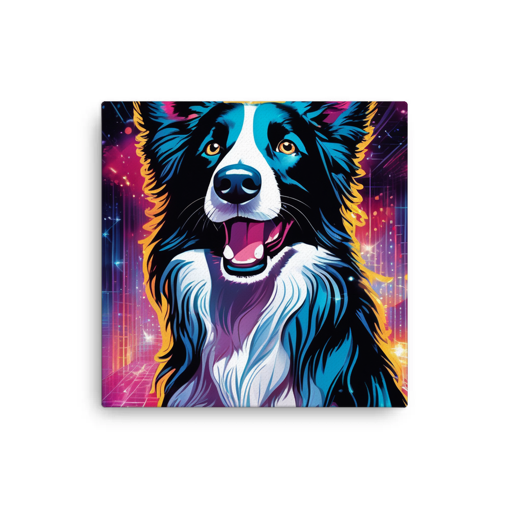 PugMug Custom Border Collie Canvas