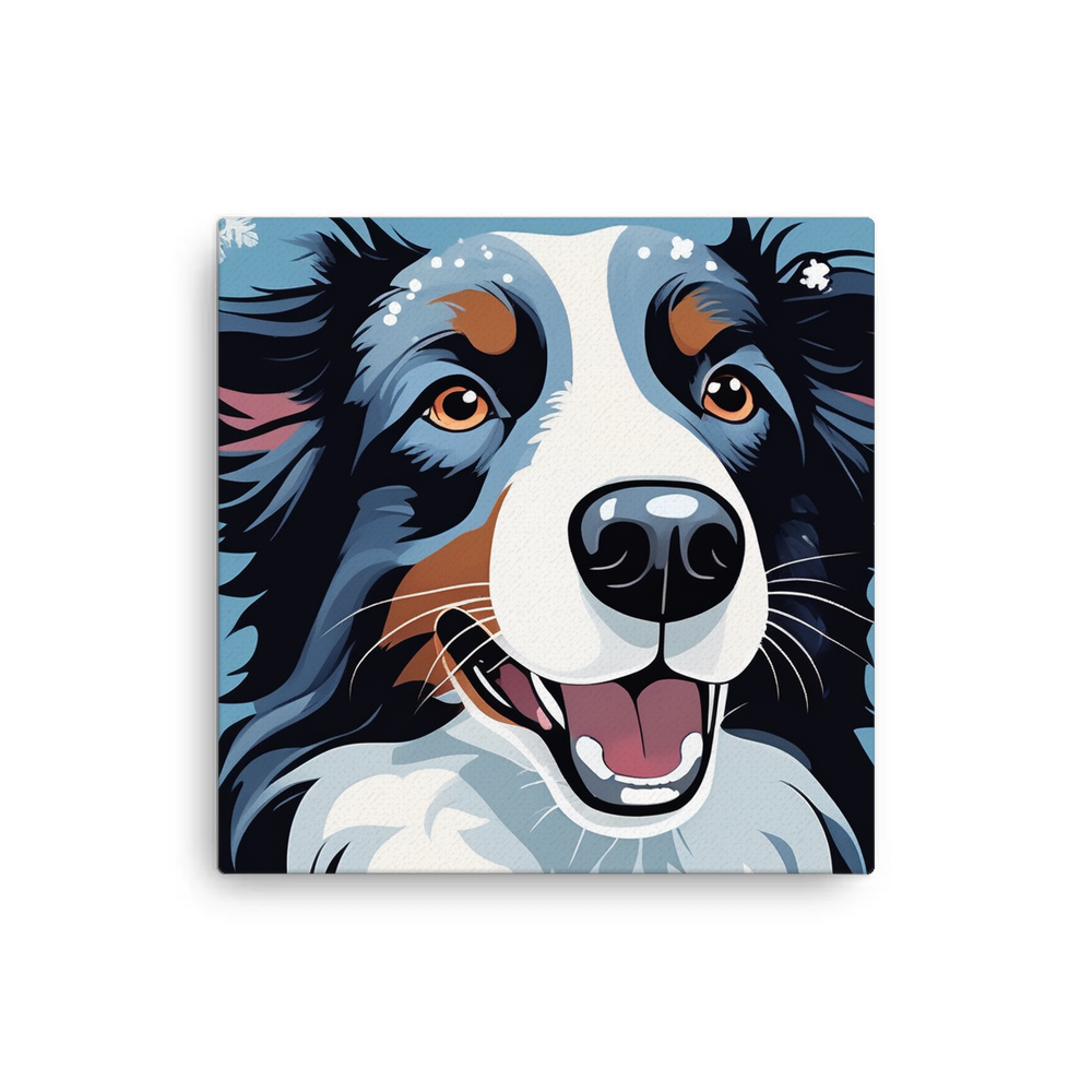 PugMug Custom Border Collie Canvas