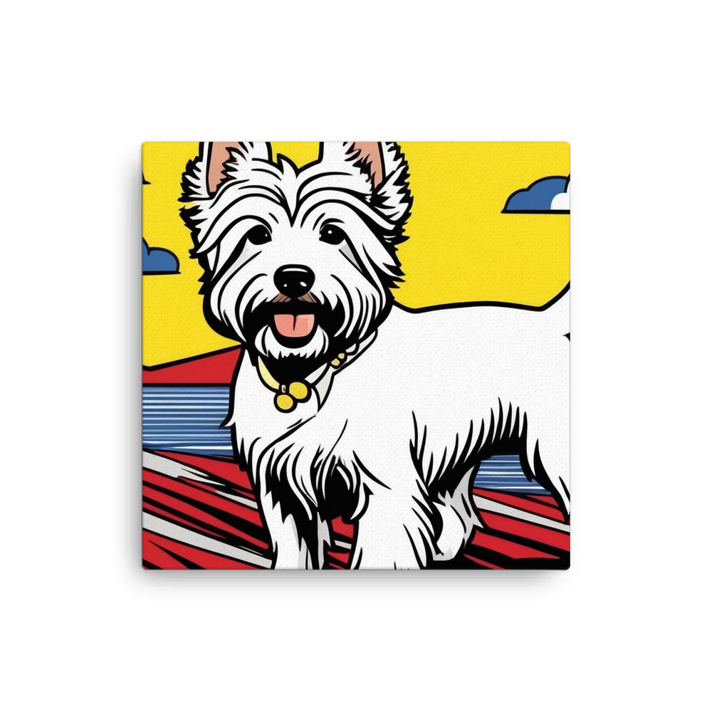 PugMug Custom West Highland White Terrier Canvas
