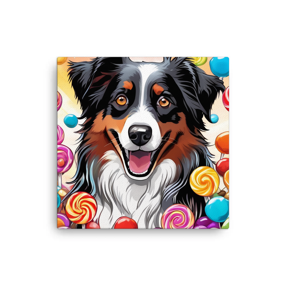 PugMug Custom Australian Shepherd Dog Canvas