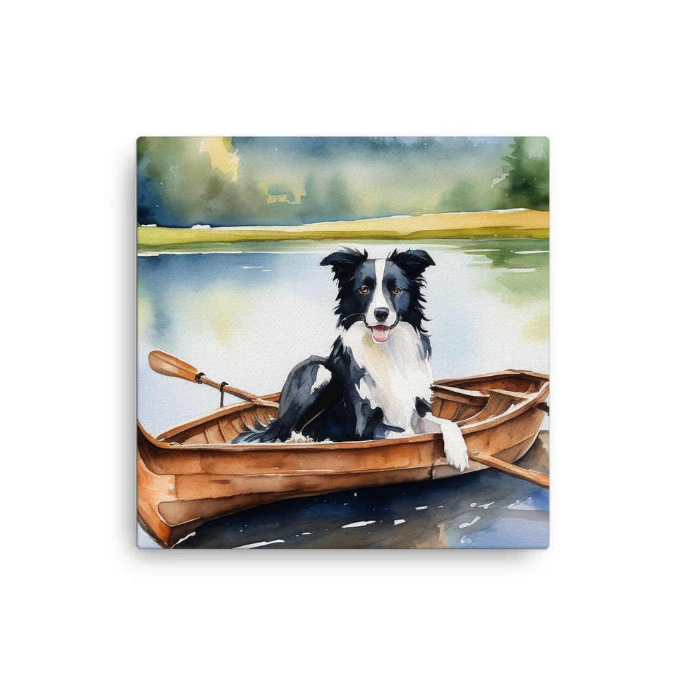 PugMug Custom Border Collie Canvas