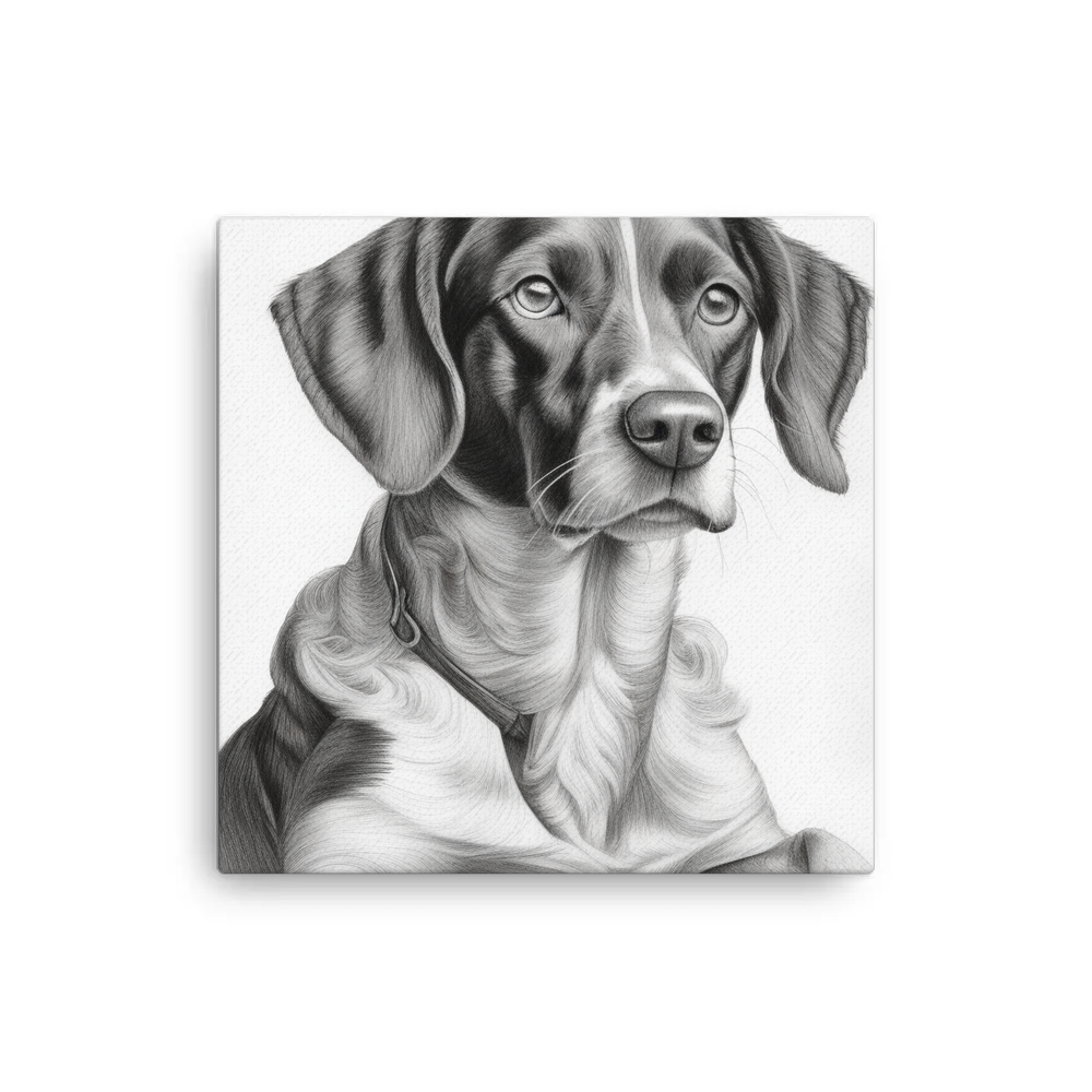 PugMug Custom Brittany Dog Canvas