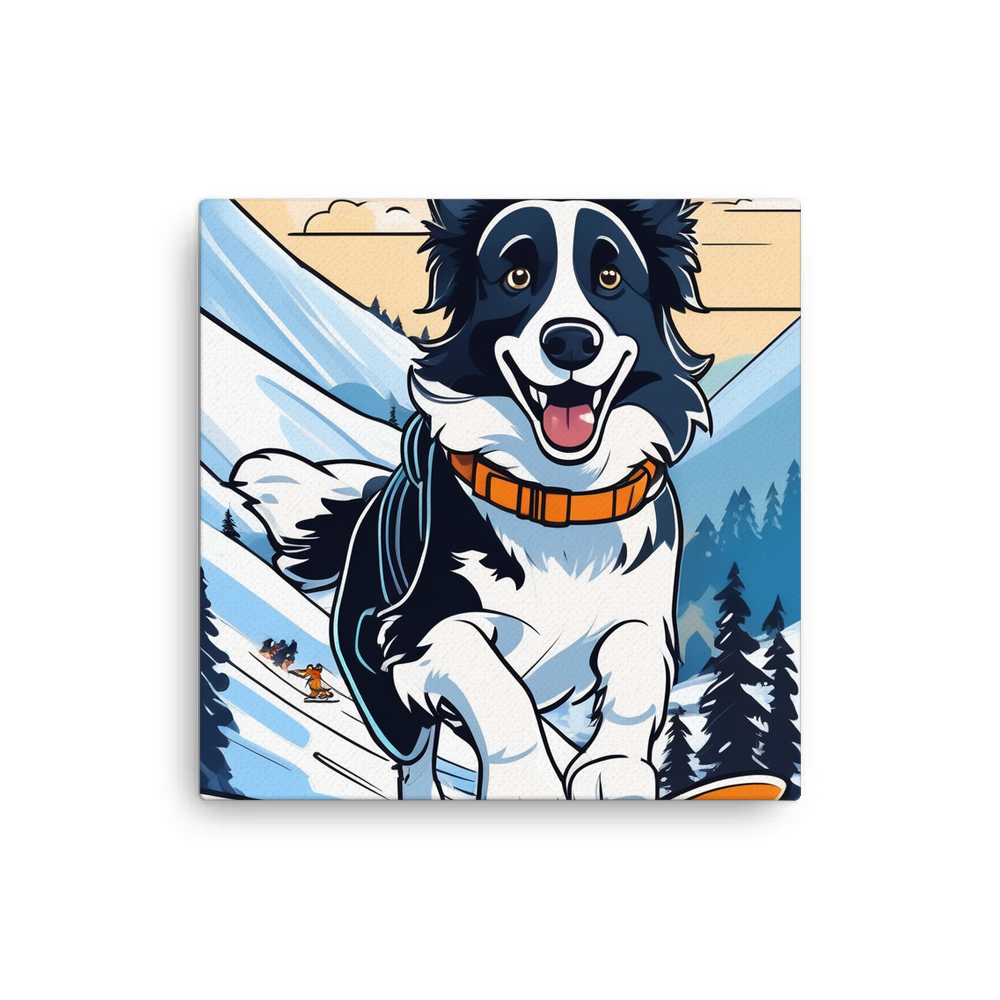 PugMug Custom Border Collie Canvas