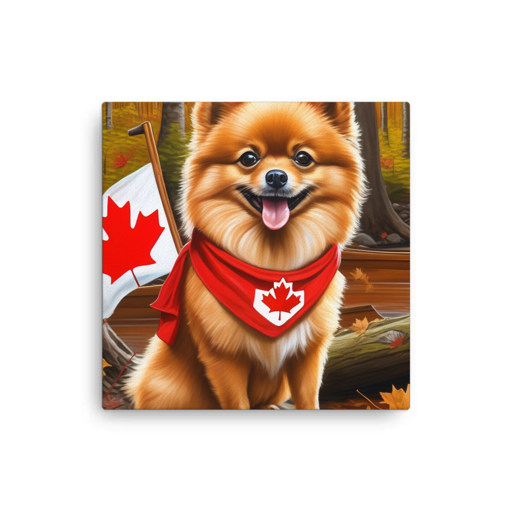 PugMug Custom Tan Pomeranian Canvas