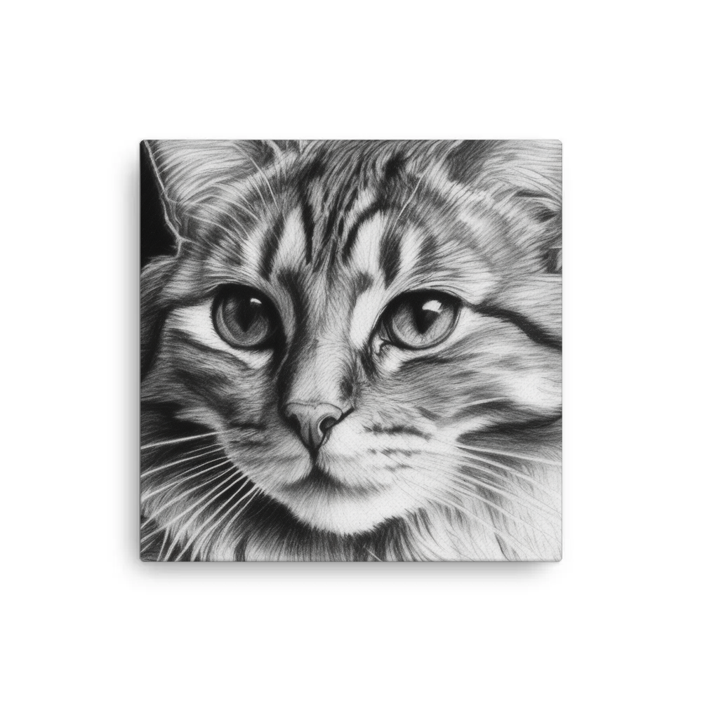 PugMug Custom Tabby Companion Cat Canvas