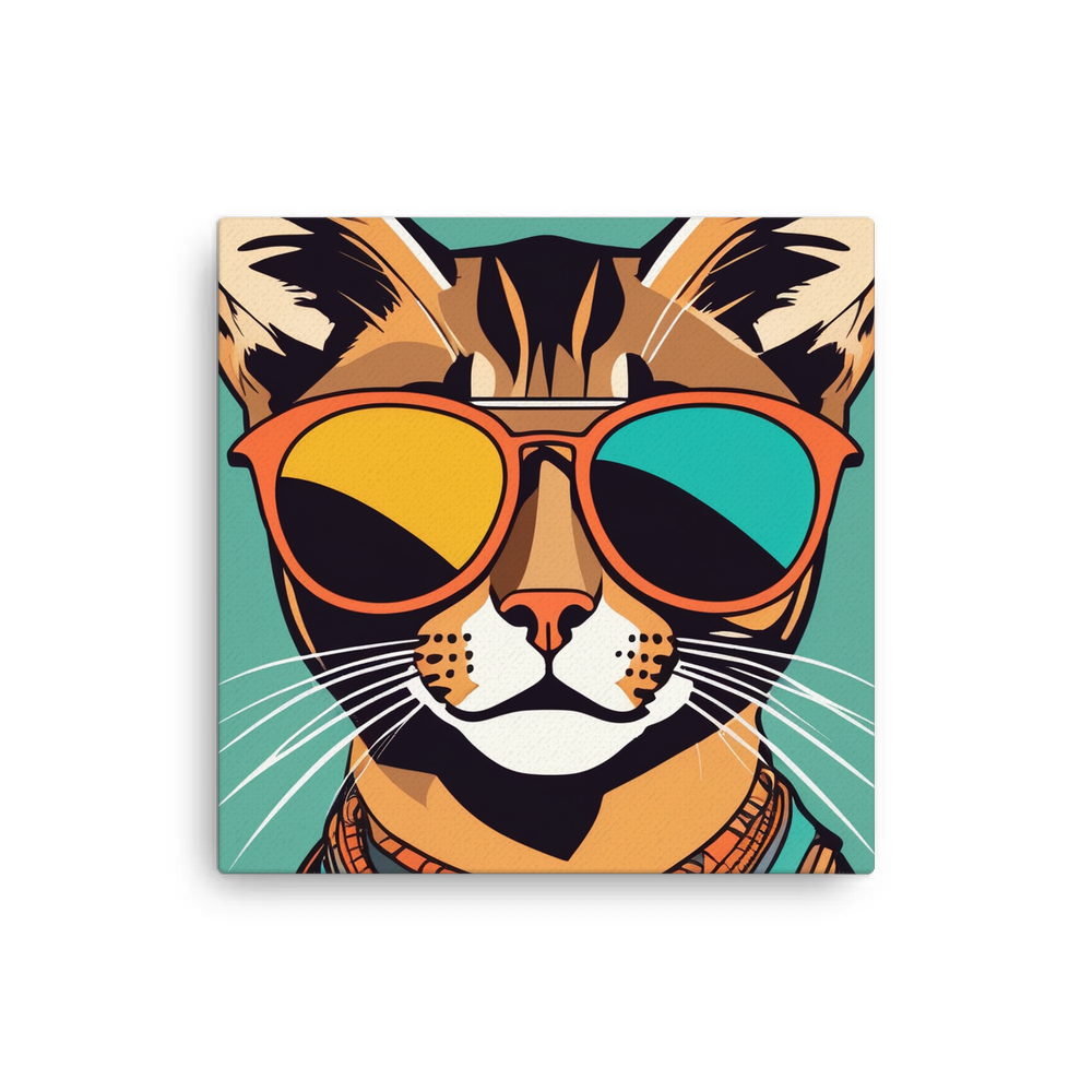 PugMug Custom Tabby Abyssinian Cat Canvas