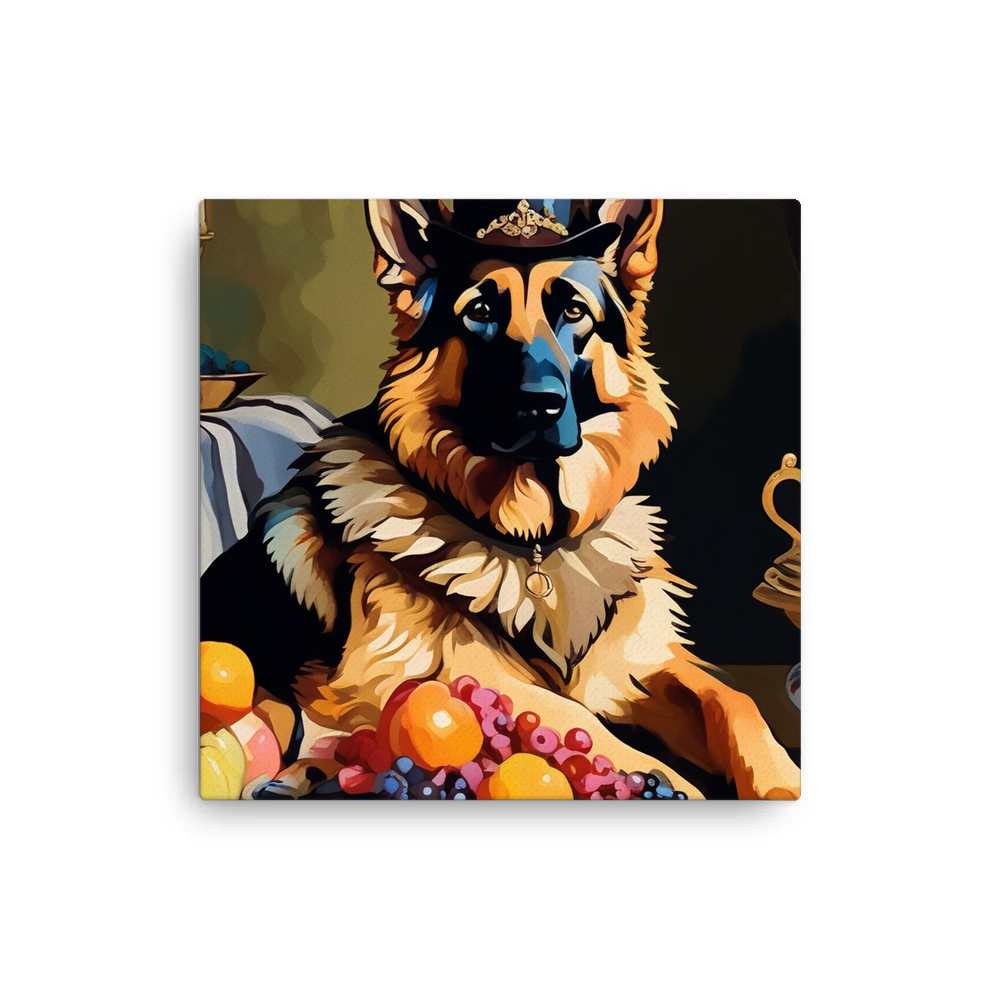 PugMug Custom German Shepherd Dog Canvas