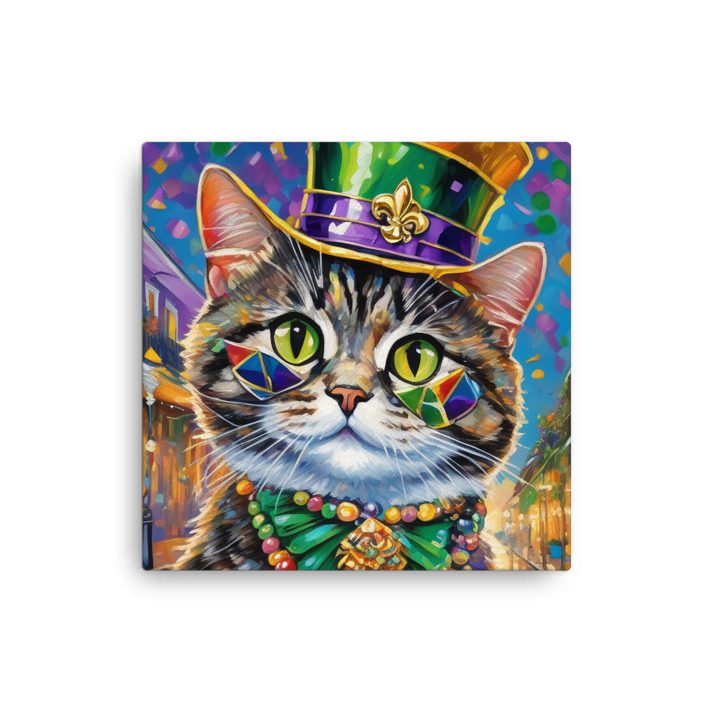 PugMug Custom Tabby Scottish Fold Cat Canvas