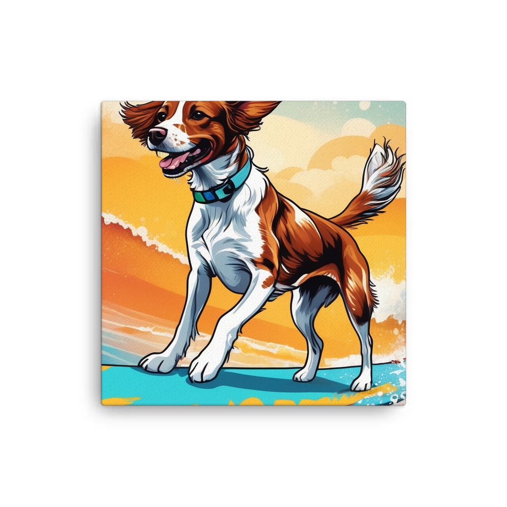 PugMug Custom Brittany Dog Canvas