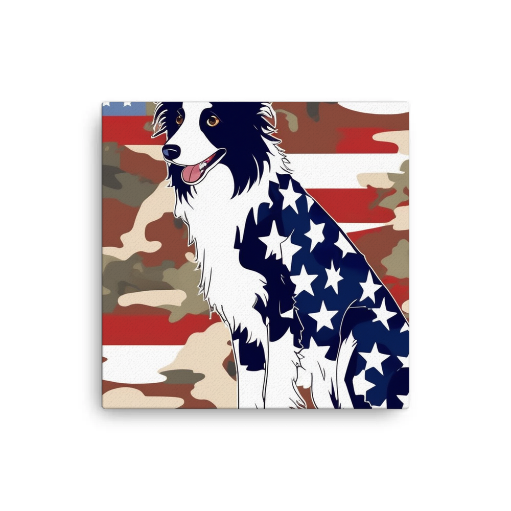 PugMug Custom Border Collie Canvas